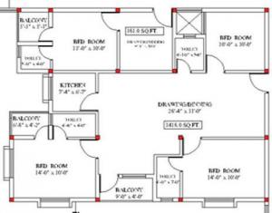 Penguin Tower - Floor plan