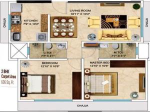 Man Aaradhya Saphalya - Floor plan