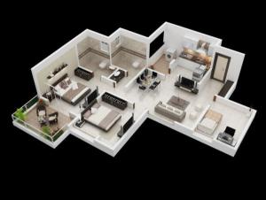 Krishna Aeropolis - Floor plan