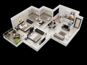 Krishna Aeropolis - Floor plan