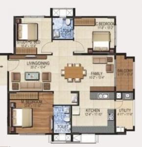 DSR Lotus Towers - Floor plan
