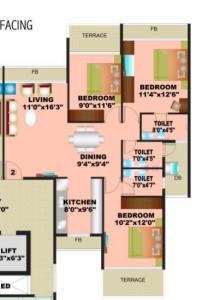 Bhagwati Imperia - Floor plan