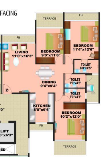 Bhagwati Imperia - Floor Plan