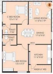 Udaya Polygon - Floor Plan