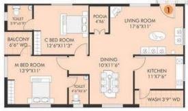 Udaya Polygon - Floor Plan