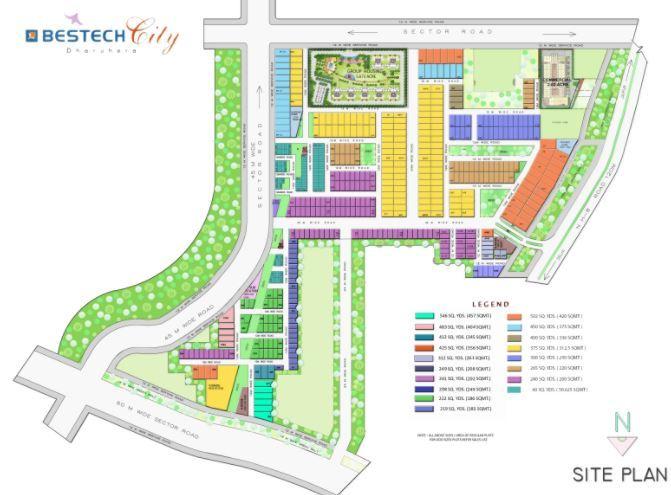 Bestech City Plot - Master Plan