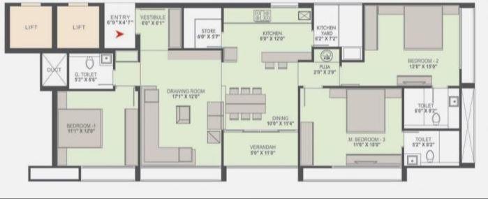 Addor Cloud 9 - Floor Plan