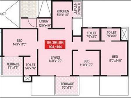 Pristine Prolife I - Floor Plan