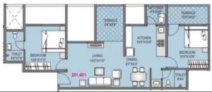 Nisarg Meadows - Floor plan