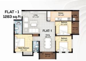 Crescentz Square - Floor plan
