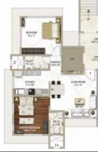 Niraj Devi Kakad Solitaire - Floor plan