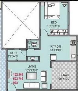 RK Lunkad Aromatic Wind - Floor plan