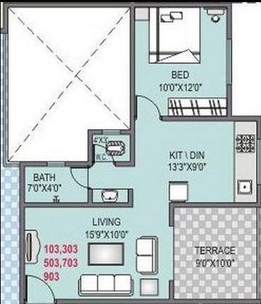 RK Lunkad Aromatic Wind - Floor Plan