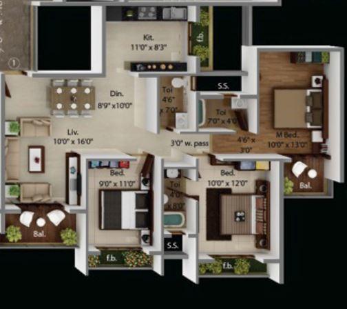 Today Global Euphoria - Floor Plan
