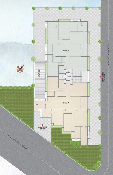 Trilokesh Gulmohar Auris - Master Plan