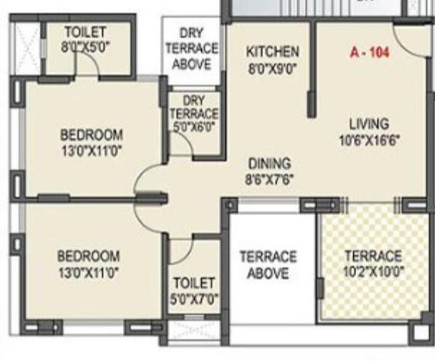 Tyagi Windwards - Floor Plan