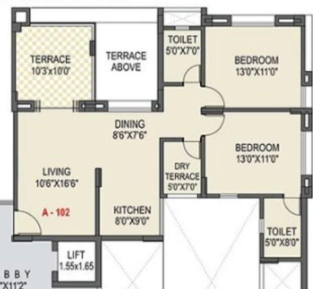 Tyagi Windwards - Floor Plan