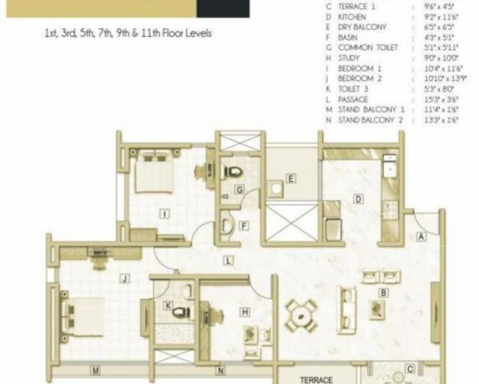 Akshar Elementa - Floor Plan
