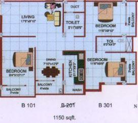 Rameshwaram Vrindavan - Floor Plan