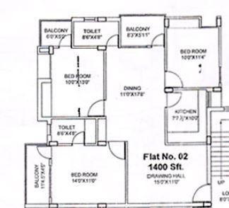 Vasundhara Crest - Floor Plan