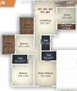 Siddhivinayak Vision Vista - Floor plan