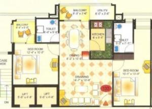 Apna Ganpat Palace - Floor plan