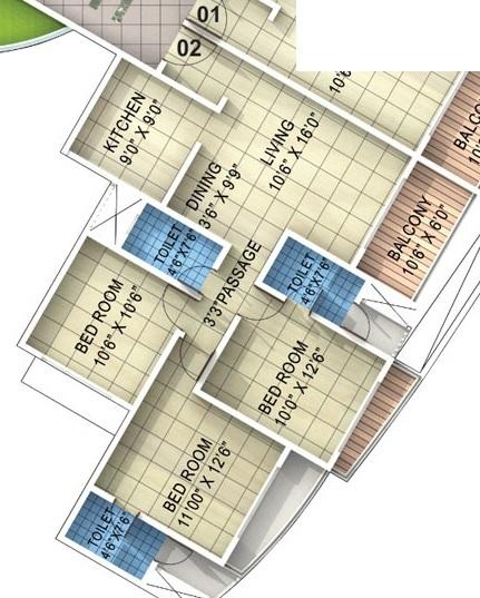 Rosa Bella - Floor Plan