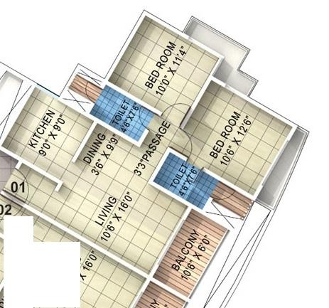 Rosa Bella - Floor Plan
