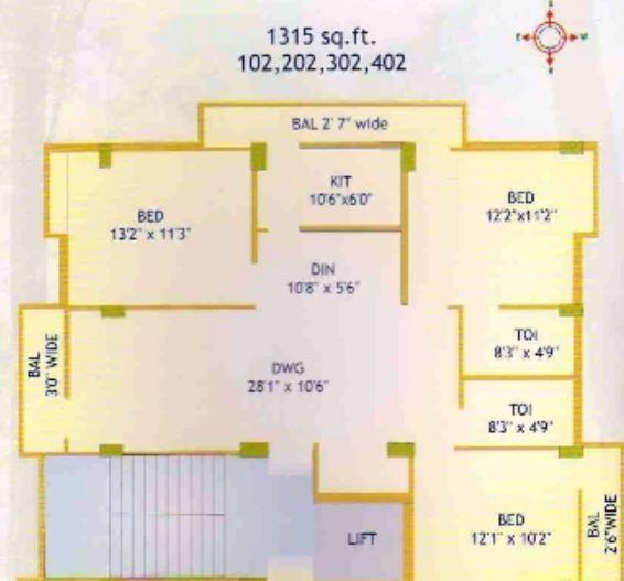 Rameshwaram Bimal Enclave - Floor Plan