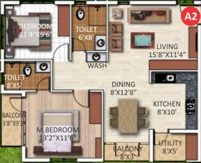 ARV Temple Tree - Floor Plan