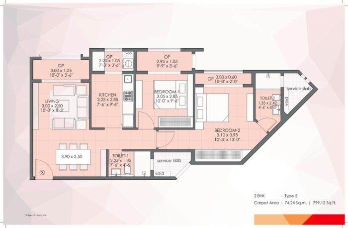 Ahuja Utsav - Floor Plan