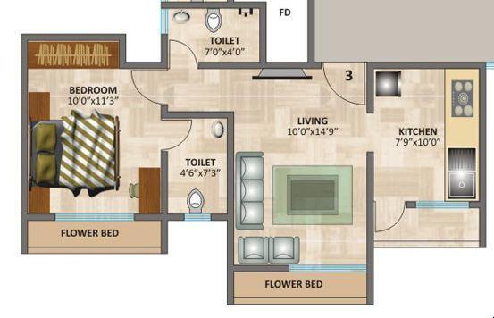 Rosa Elite - Floor Plan
