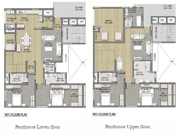 Sobha HRC Pristine - Floor Plan