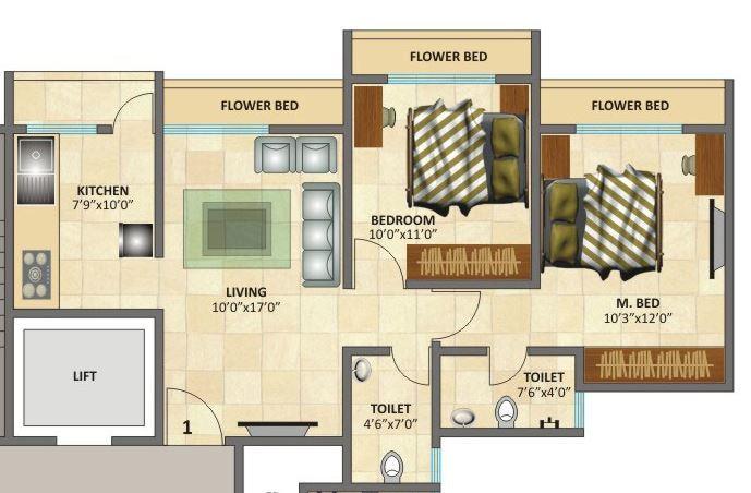 Rosa Elite - Floor Plan