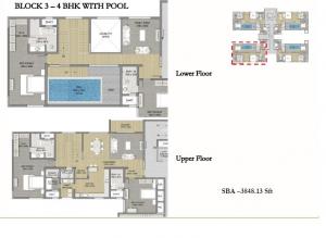 Sobha HRC Pristine - Floor plan