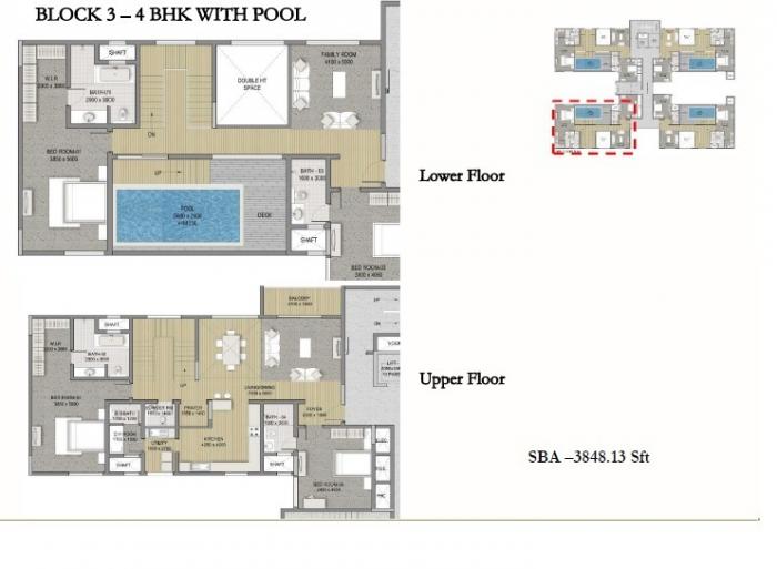 Sobha HRC Pristine - Floor Plan