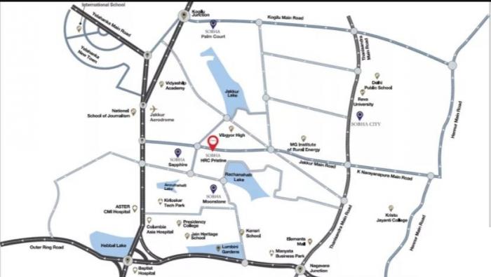 Sobha HRC Pristine - Locality