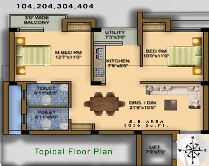 Sai Enclave - Floor Plan