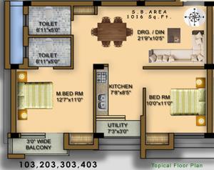 Sai Enclave - Floor plan