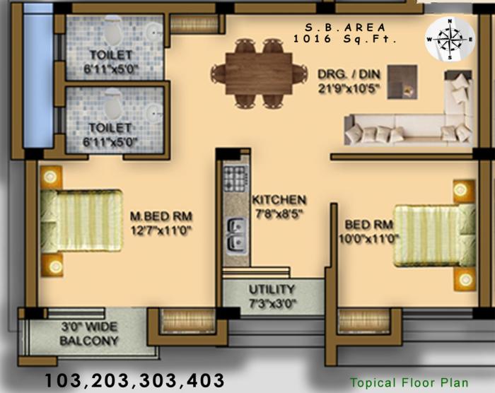 Sai Enclave - Floor Plan