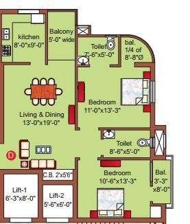 Global Sapphire - Floor Plan