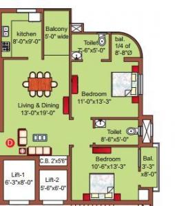 Global Sapphire - Floor plan