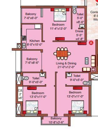 Global Sapphire - Floor Plan