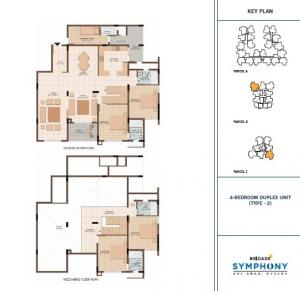Mysore - Brigade Symphony - Block A, B & C - Floor plan
