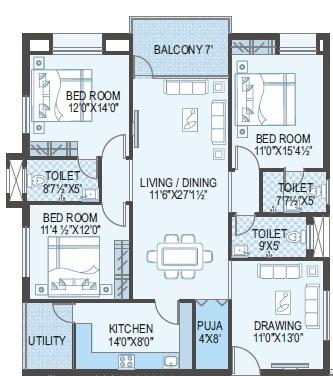 MK Meadows - Floor Plan