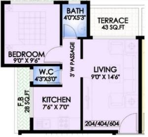 MK Dev Krupa - Floor plan