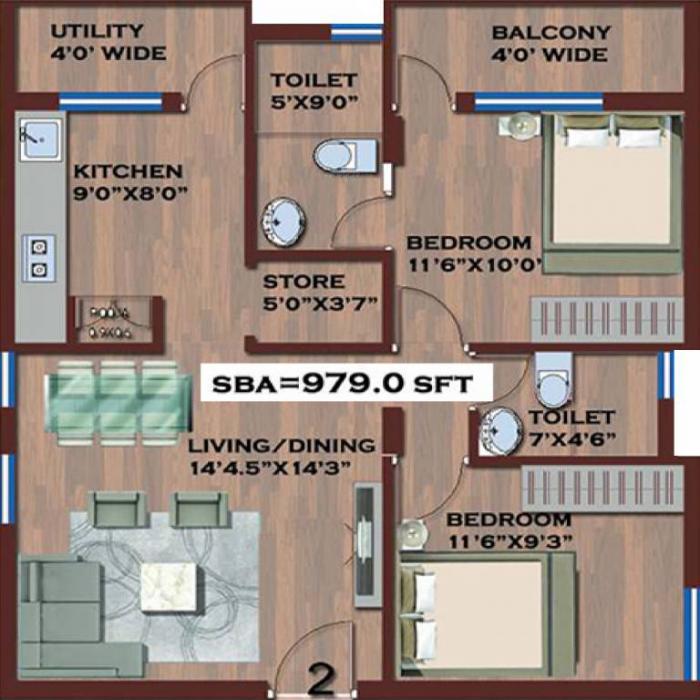 Midmac Elegant - Floor Plan
