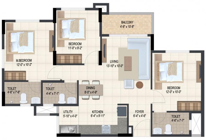 Sankalp Temple Trees - Floor Plan
