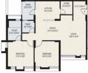 Aagam Heights - Floor plan