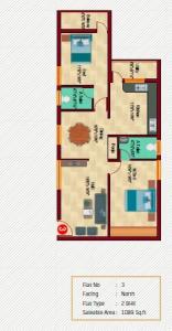 Sree Daksha Sanshray Phase II - Floor plan
